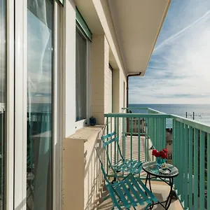 Casa Acqua Marina - 1 Min From The Sea, Wi-fi & Air Conditioning, Sea View Balcony Bordighera